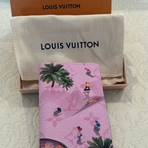 Louis Vuitton  Monogram Pink SkateboardPocket Organizer - New In Hand